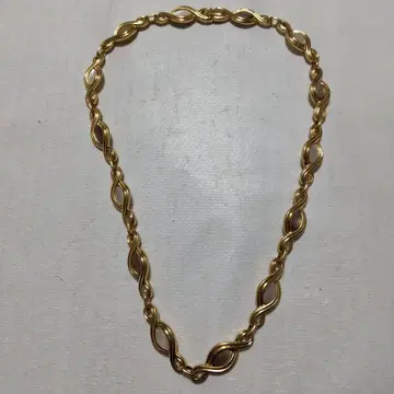 AVON 골드 오벌 링크 체인 목걸이