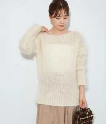 plage 모헤어 니트 mohair roughly knit