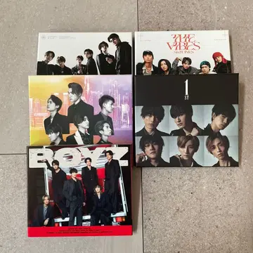 SixTONES 앨범 4개, 싱글 1개 세트