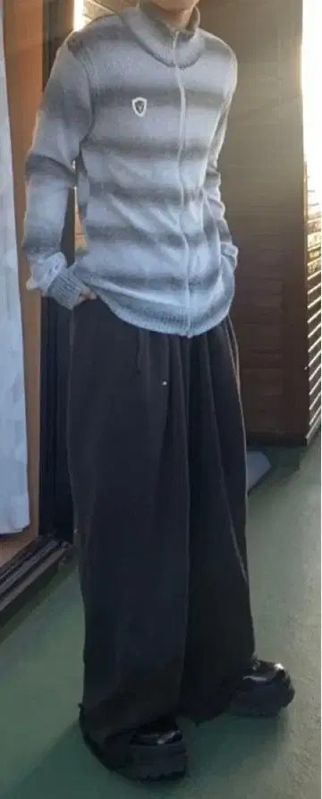 00s archive 지퍼 니트