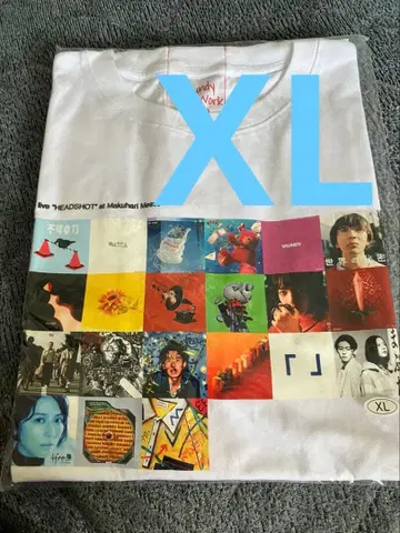 Vaundy 마쿠하리 굿즈 headshot Cover Art T셔츠 XL