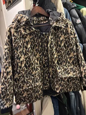 차오패닉 CIAO PANIC 레오파드 무늬 레오파드 자켓 2way