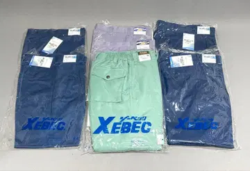 [ 미사용품 ] XEBEC  플리츠론 등 바지 묶음 판매 작업복