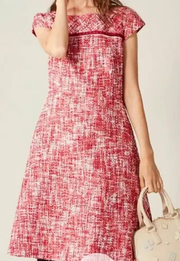 TOCCA 원피스 레드 트위드 2