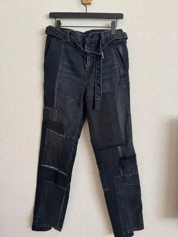 sacai 2021ss 패치워크 디자인 팬츠 사이즈 2