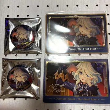 원신 피날레로의 환연 프리나 컬렉션 카드 캔뱃지 세트