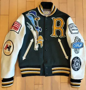 [ 상태 양호 ] 화이츠빌 로드러너 풀 데코 바시티 자켓