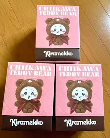 치이카와 토끼 하치와레 3종 세트 kiramekko teddy bear