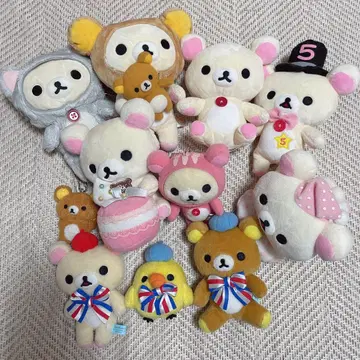 리락쿠마 봉제 인형 세트