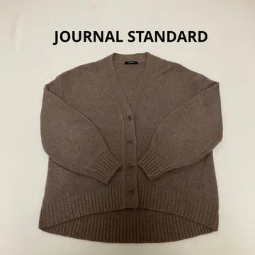저널 스탠다드 캐시미어 울 돌먼 슬리브 가디건