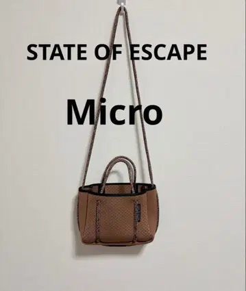 스테이트 오브 에스케이프 마이크로 토트 숄더백 Micro 브라운