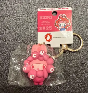 신오사카 한정판 산리오 미야쿠미야쿠 키링 마이멜로디 최애 컬러