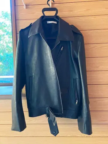 [ 새상품급 ] 넘버 (N)아이엔이 블랙 더블 라이더 자켓