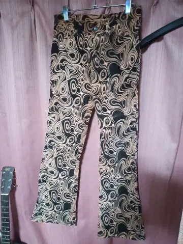 RICH JEANA 리치 진즈 부츠컷 팬츠 사이키 소용돌이 무늬