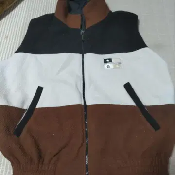 플리스 슬리브리스 자켓