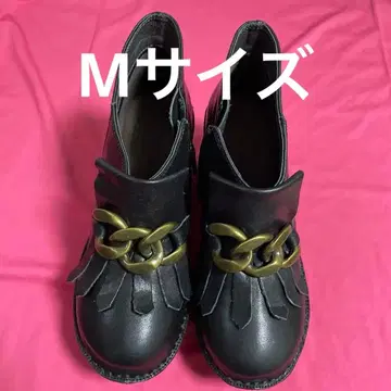 미사용 히나 데이 그린 블랙 숏부츠