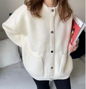 selectshop-K Doublepocketcardigan Ivory