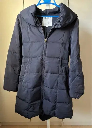 데셍 다운 페더 코트 네이비 M