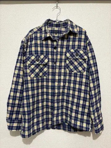 East Boy 체크 무늬 플란넬 셔츠