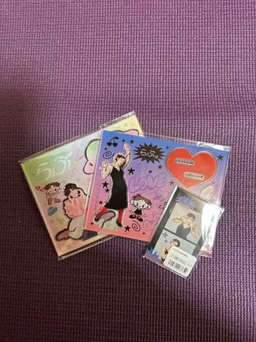 센트 치히로 치치 아크릴 스탠드 2종 세트 CENT 스티커