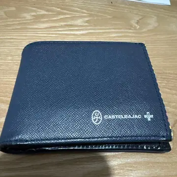 CASTELBAJAC 네이비 접이식 지갑