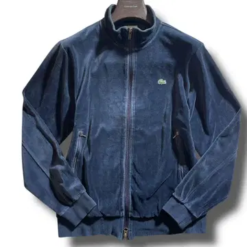 [ 레어 ] 라코스테 벨로아 로고 자수 트랙 자켓 네이비 L 상당