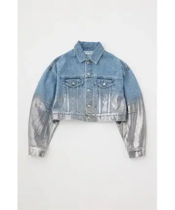 MOUSSY FOIL PRINT DENIM 자켓