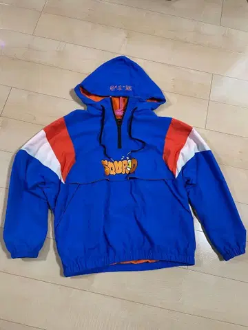 N.Y.C 후드 부착 나일론 자켓