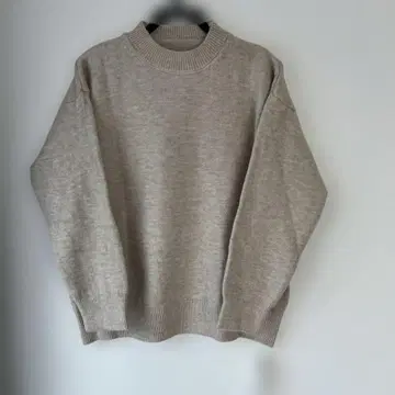 K&G 베이지 니트 스웨터 프리 사이즈