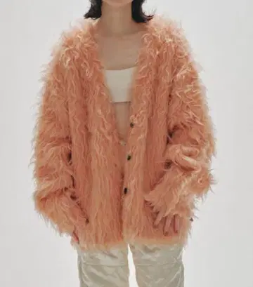 TODAYFUL Brashed Mix Cardigan 코랄