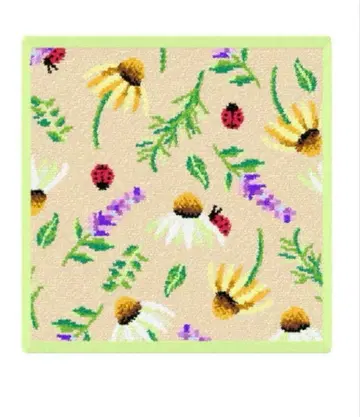 미개봉 새상품 feiler 코스메 키친 콜라보 허벌 손수건 베이지