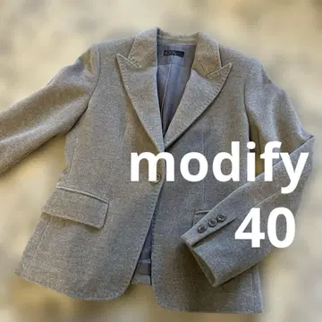 그레이 테일러드 자켓 40