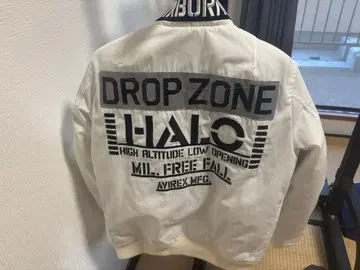 AVIREX 플라이트 자켓 MC-41 화이트