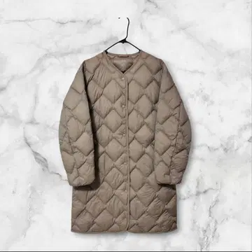 UNIQLO 울트라 라이트 다운 릴랙스 코트 M 베이지