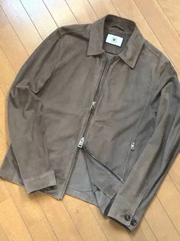 KIRED / (키레드) 램 가죽 스웨이드 블루종 자켓