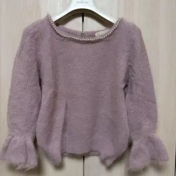 JILLSTUART 연보라 플레어 소매 스웨터