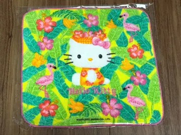 [레어] 헬로키티 / 프티 타월 트로피컬 하이비스커스 플라밍고