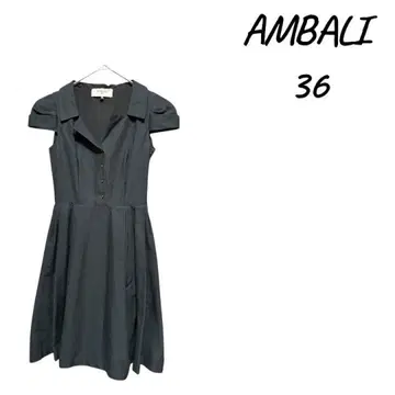 AMBALI 다크 그레이 무릎 기장 원피스 36M 상당
