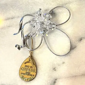 새상품급 오스트리아 Fully cut Crystal 브로치