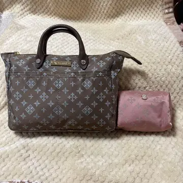 [ 새상품급 ] 러셋 백 인 백 & 파우치 세트