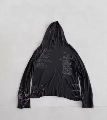 Number (N)ine 08ss [ Birds ] 후드 부착 롱 슬리브