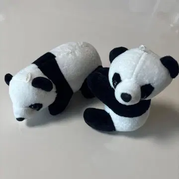 팬더 봉제 인형 2개 세트