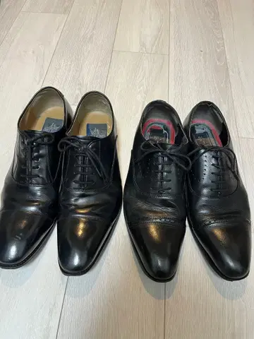 블랙 비즈니스 슈즈 2켤레 세트