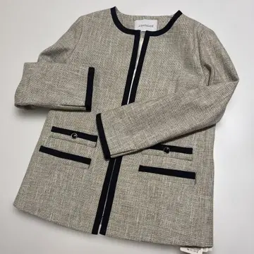 라토타리테 프릭션 트위드 파이핑 자켓