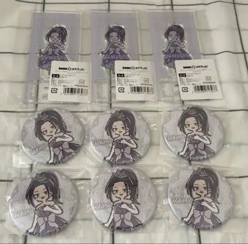 메다리스트 오카자키 히카루 레트로팝 DMM 스크래치 아크릴 스탠드 캔뱃지