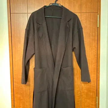 다크 브라운 롱 코트