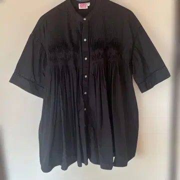 인디언 더스트리 블랙 반팔 셔츠 100% 코튼