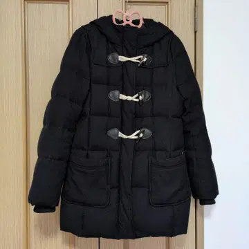 무인양품 더플 다운 코트 블랙