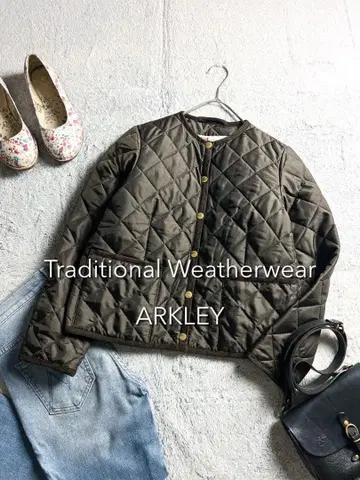 [트래디셔널 웨더웨어] 노카라 퀼팅 자켓 ARKLEY