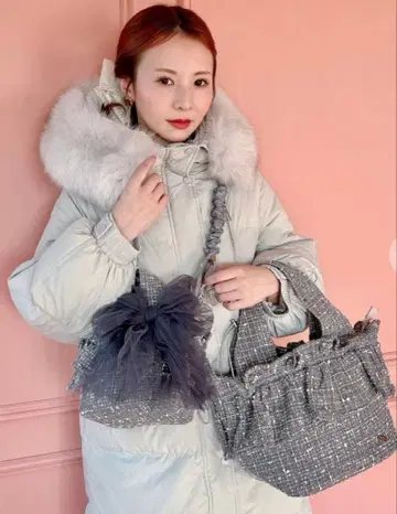 새상품 미사용 sahabyelliee 프릴 백 Tweedy Bebe